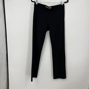 Betabrand Dress Travel Yoga Pants Women's Size medium petite Black Stretch
